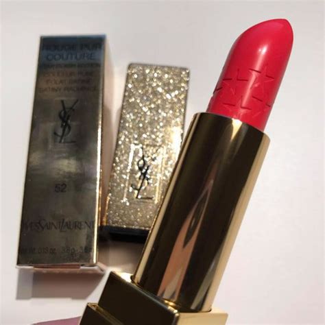 ysl star clash 52 rouge rose|ysl 52 lipstick review.